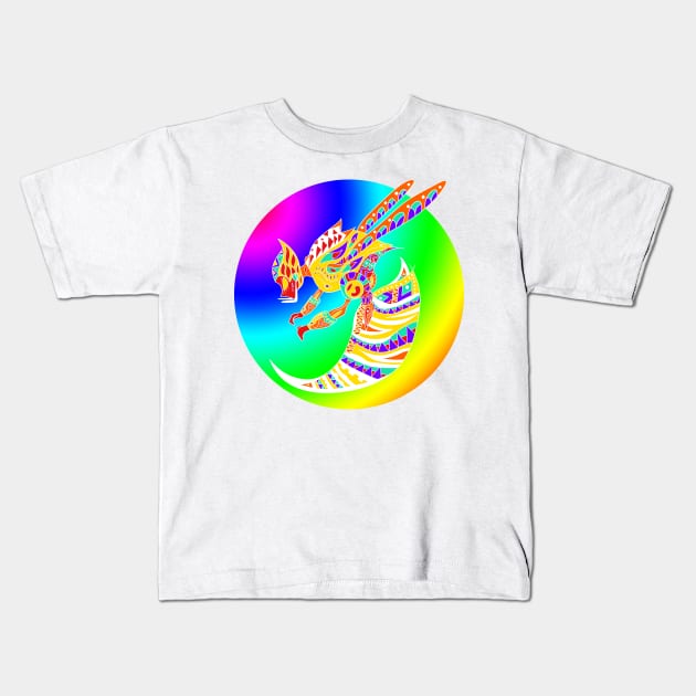 Queer Bee ecopop Kids T-Shirt by jorge_lebeau